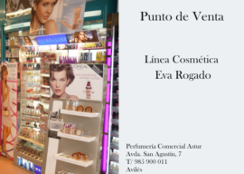 Perfumería Comercial Astur. Avda San Agustín, Avilés. Punto de venta Eva Rogado
