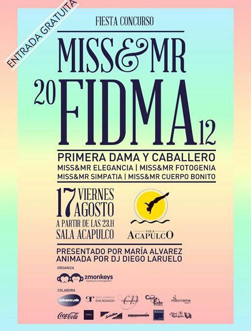 MISS y MR FIDMA 2012