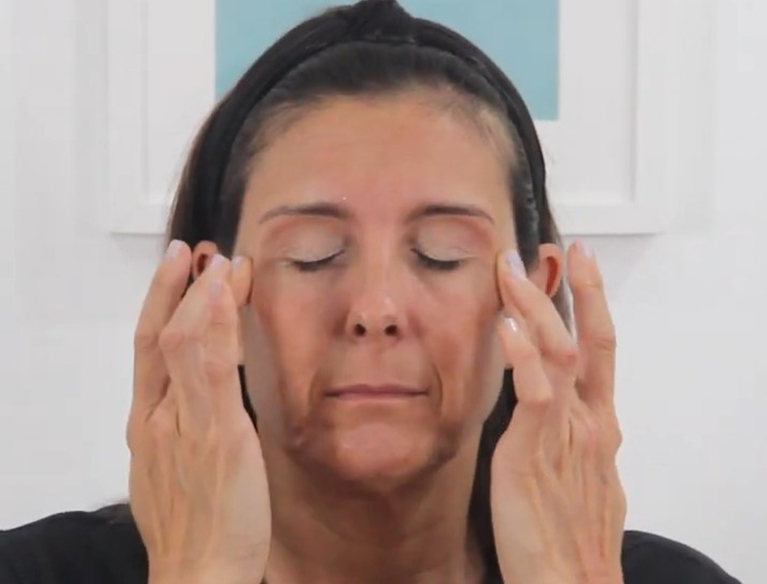 masaje facial drenante antienvejecimiento
